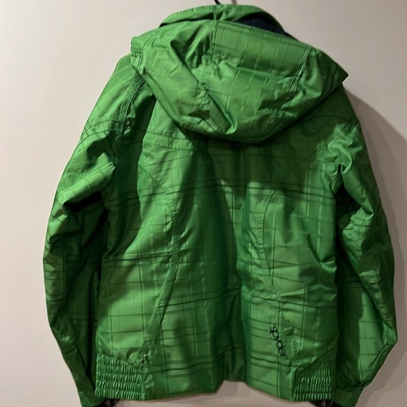 Spyder Women’s Winter Ski Jacket Size Large Kelly Green w/black Trim Gorgeous - Picture 7 of 7